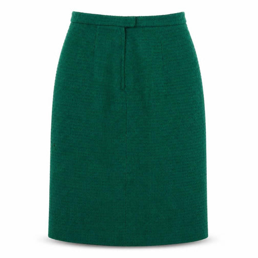 Preworn Womens Green  Rayon Straight & Pencil Set Size 30