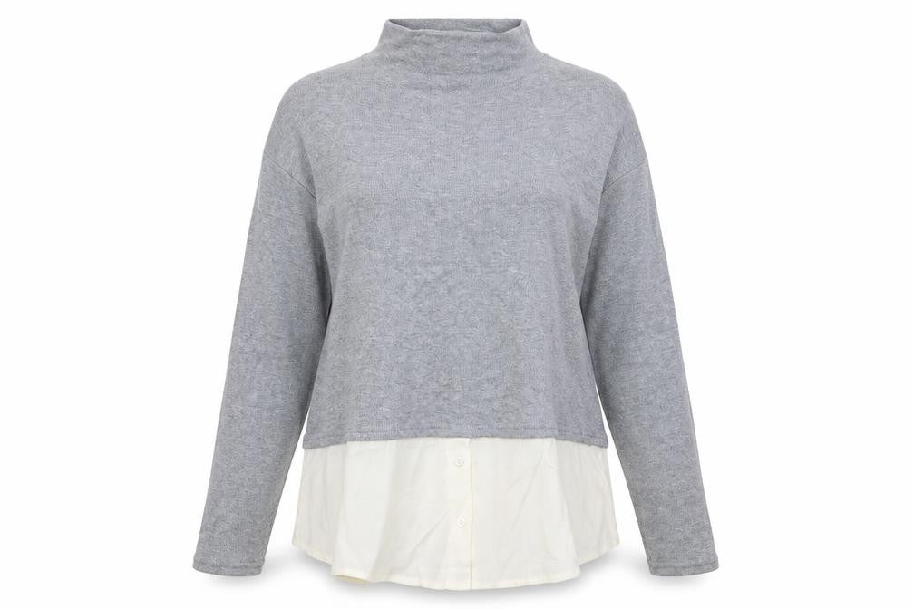 New Look Womens Grey   Pullover Jumper Size 12