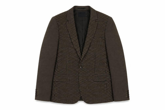 Front view of ASOS women’s brown jacket, size UK 40