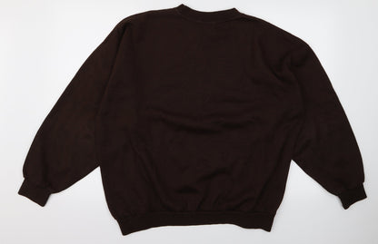 Nelson Ashby Womens Brown   Pullover Jumper Size L