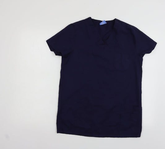 Wio Womens Blue   Basic Blouse Size L