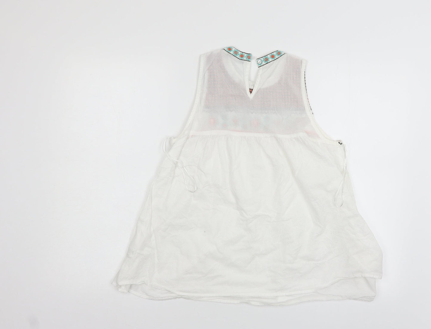 TU Womens White   Basic Blouse Size 10