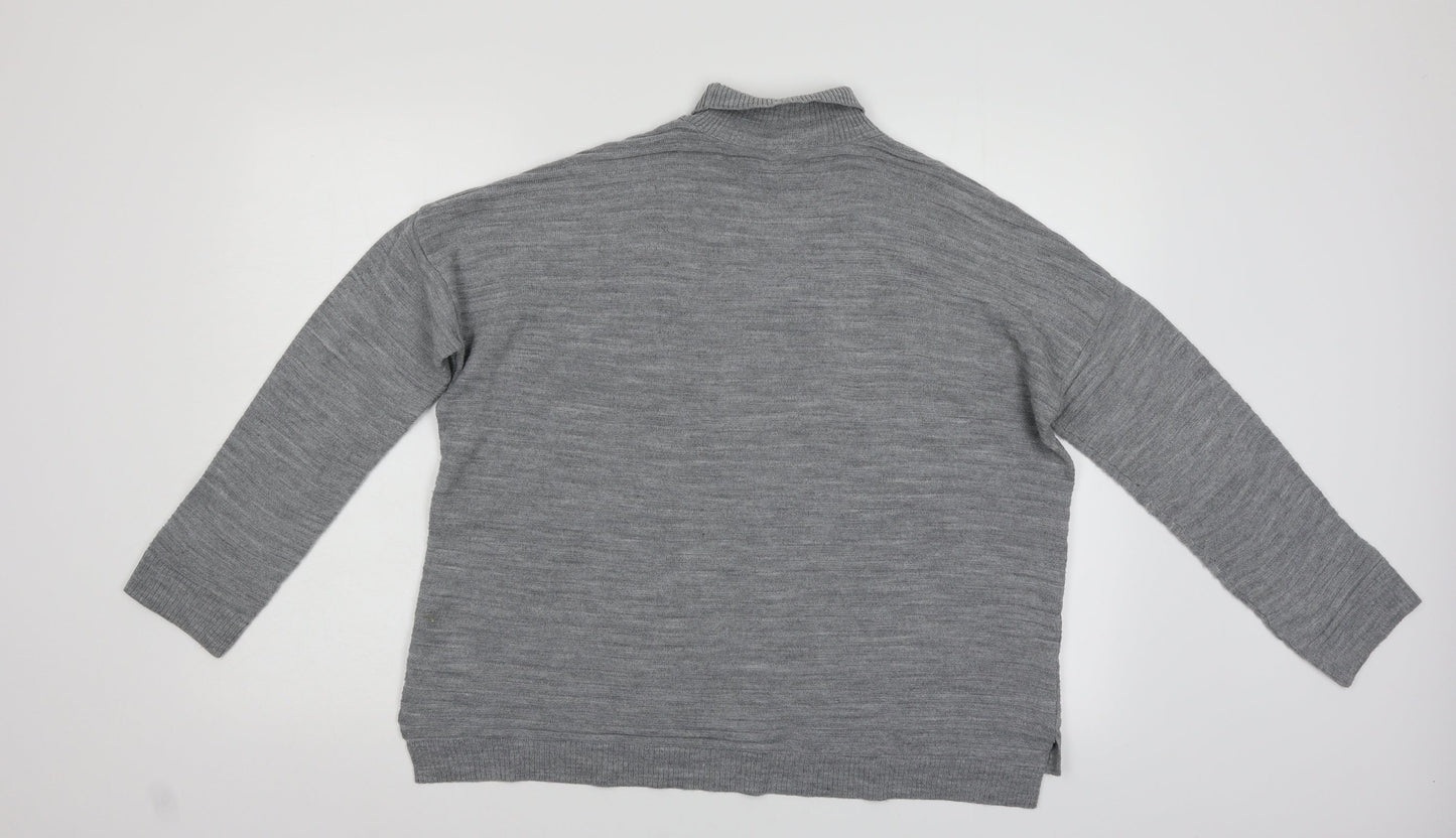 Peacocs Womens Grey   Pullover Jumper Size 10