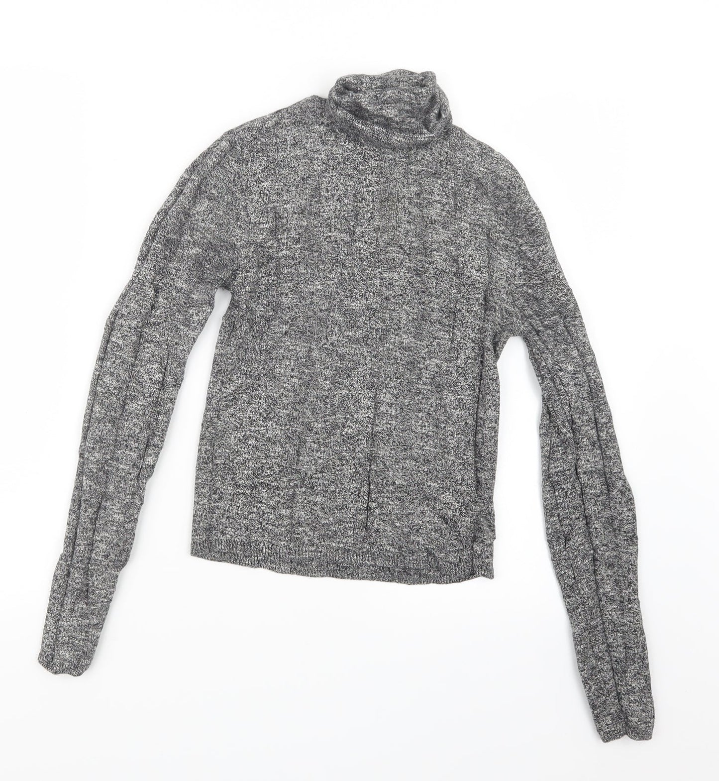 New Look Womens Grey  Knit Pullover Jumper Size 8