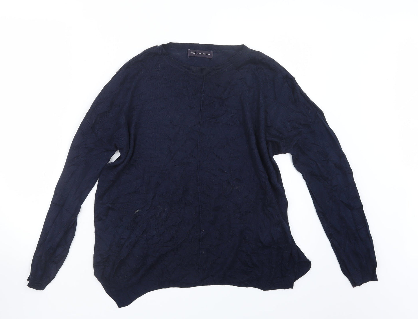 Marks and Spencer Womens Blue   Pullover Jumper Size M