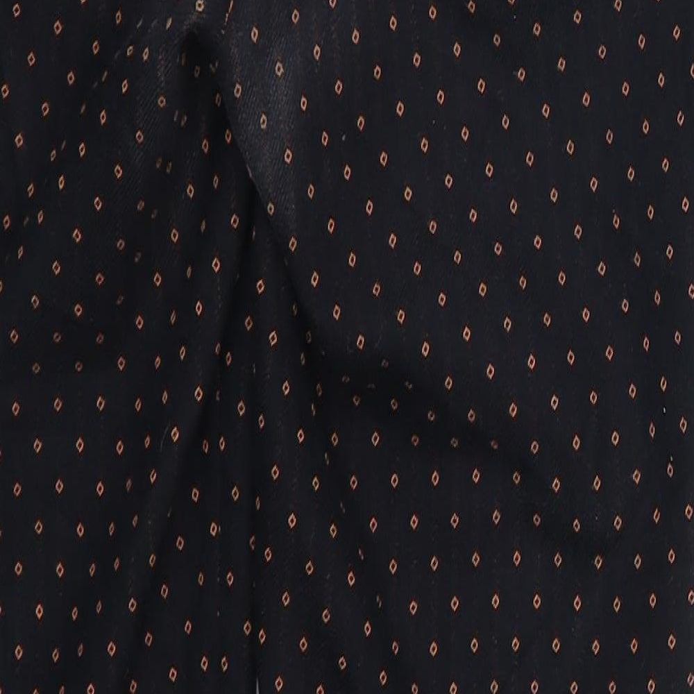 NEXT Womens Blue Geometric  Trousers  Size 6 L24 in