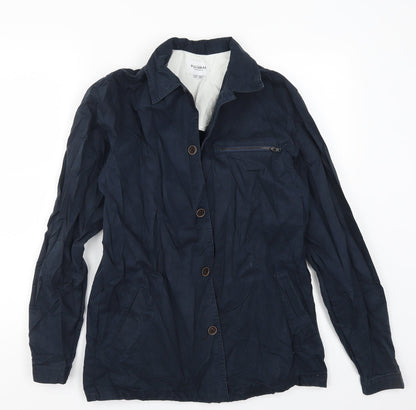 Pull&Bear Mens Blue   Jacket  Size S  - Follow No One