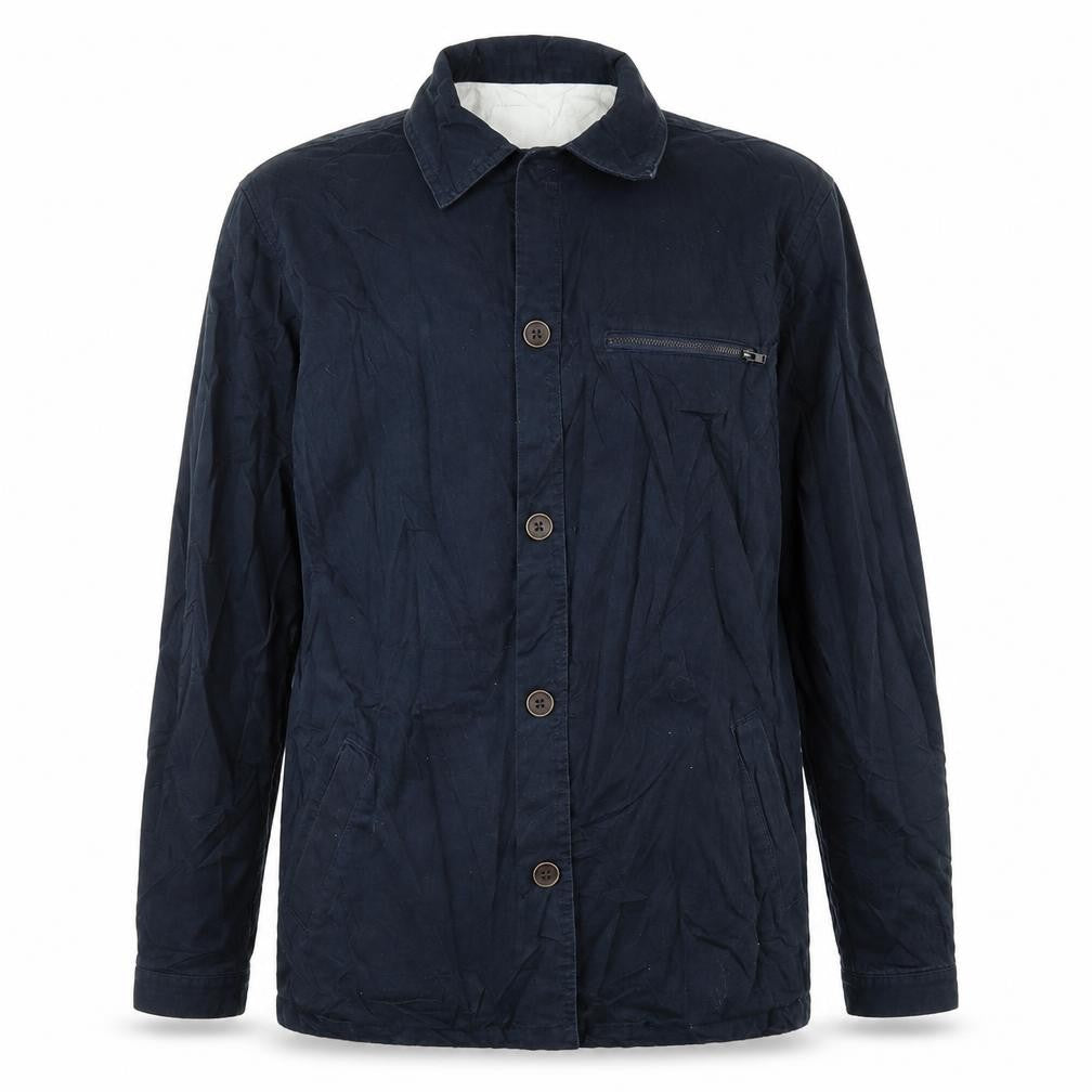 Pull & Bear Mens Blue   Jacket  Size S  - Follow No One