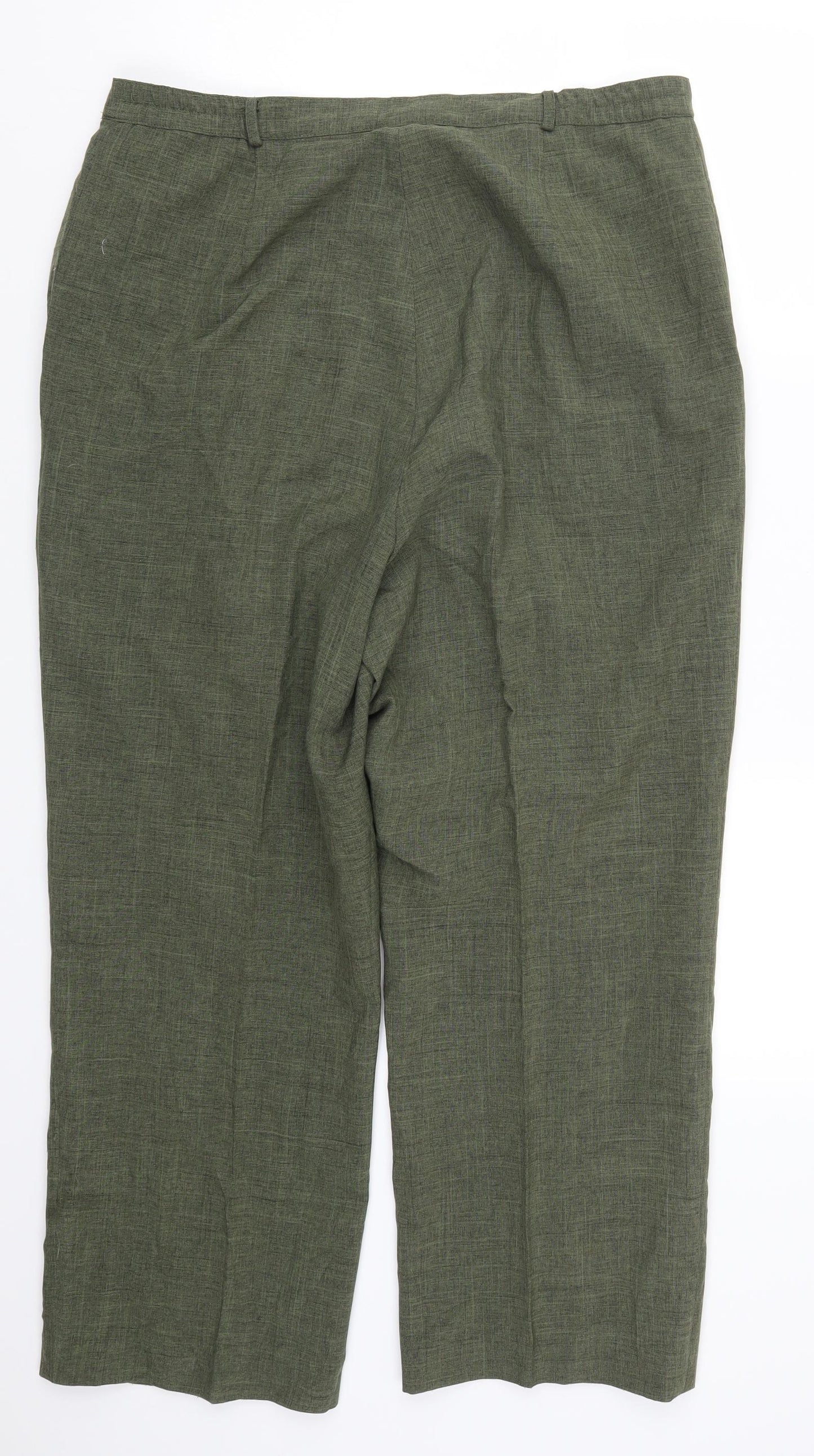 Essentials Womens Green   Trousers  Size 18 L26 in