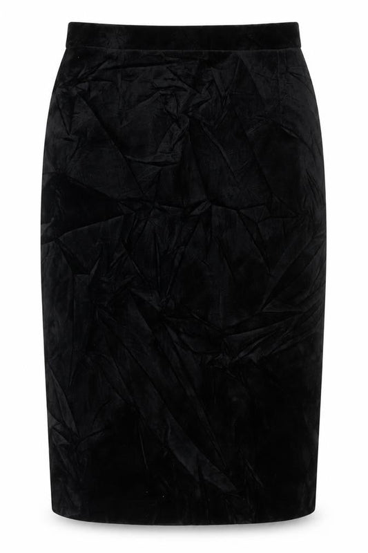 Preworn Womens Black   Straight & Pencil Skirt Size 30 in
