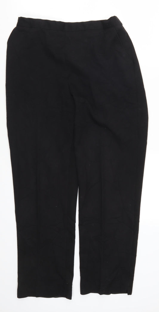 Emma Womens Black   Trousers  Size 32 in L28 in