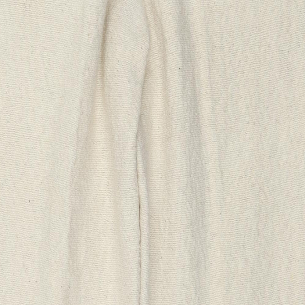 Mundo Natur Womens Ivory   Trousers  Size 28 in L28 in