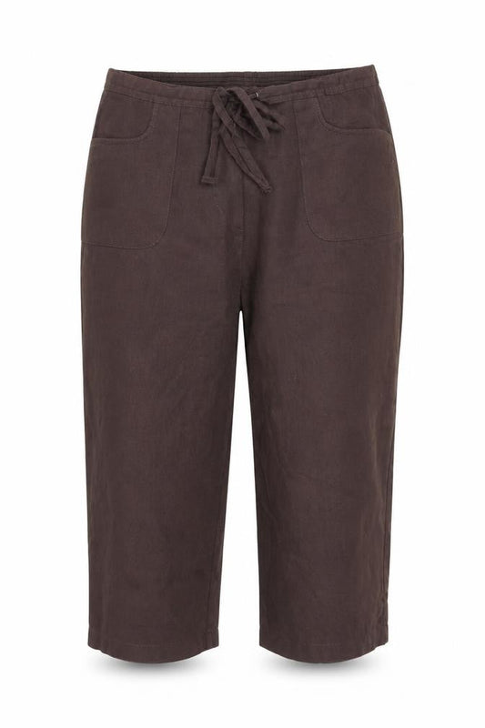Classics Womens Brown   Cropped Trousers Size 36 in L21 in