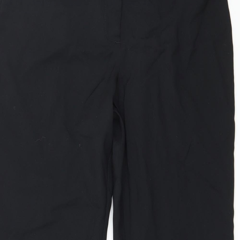 Inline Womens Black   Trousers  Size 10 L28 in