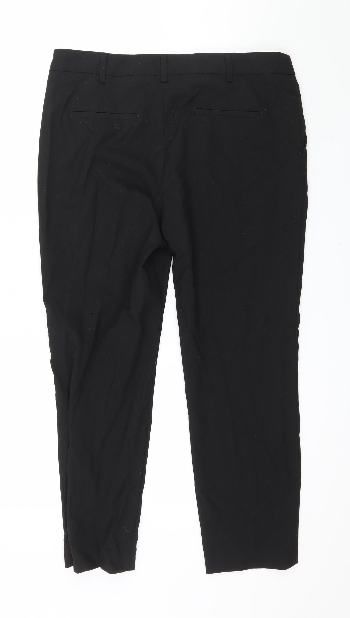 NEXT Womens Black   Trousers  Size 12 L26 in
