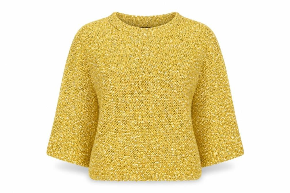 Marks & Spencer Collection Womens Yellow  Knit Pullover Jumper Size S