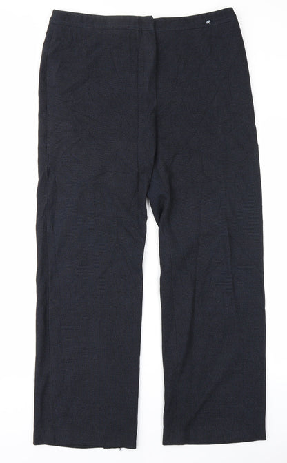 Country Casuals Womens Blue Trousers Size 14 L27 in