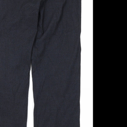 Country Casuals Womens Blue Trousers Size 14 L27 in