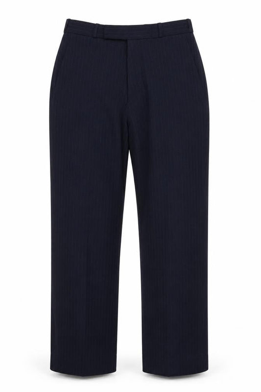 Club Collection Womens Blue Striped  Trousers  Size 32 in L30 in
