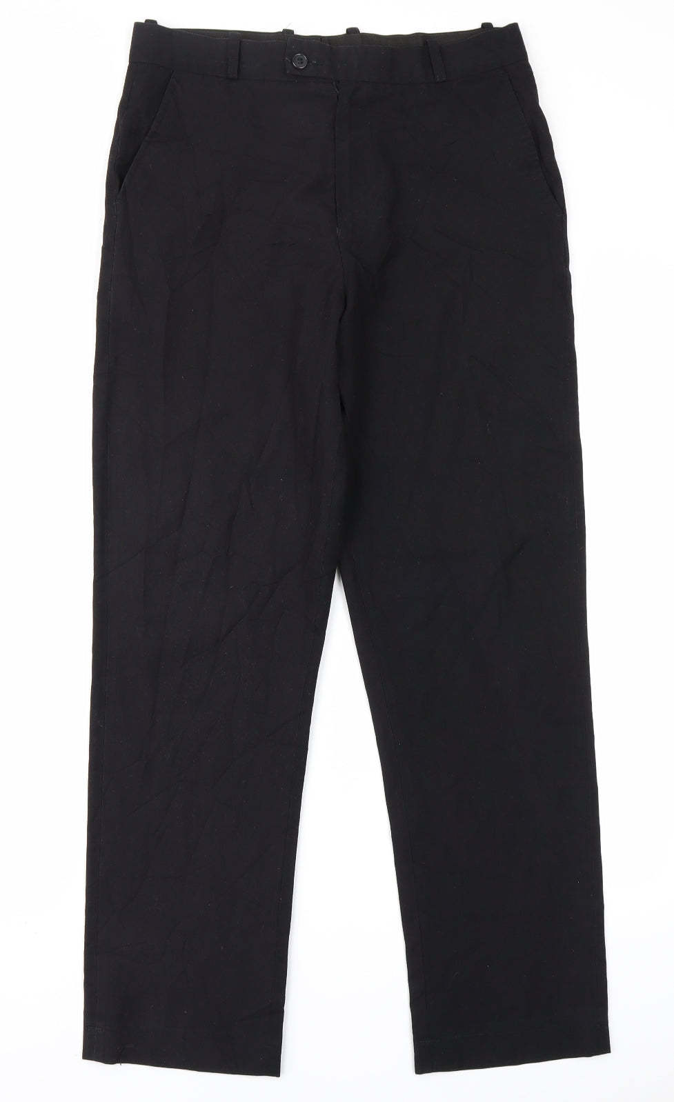 Preworn Womens Black   Trousers  Size 30 in L27 in