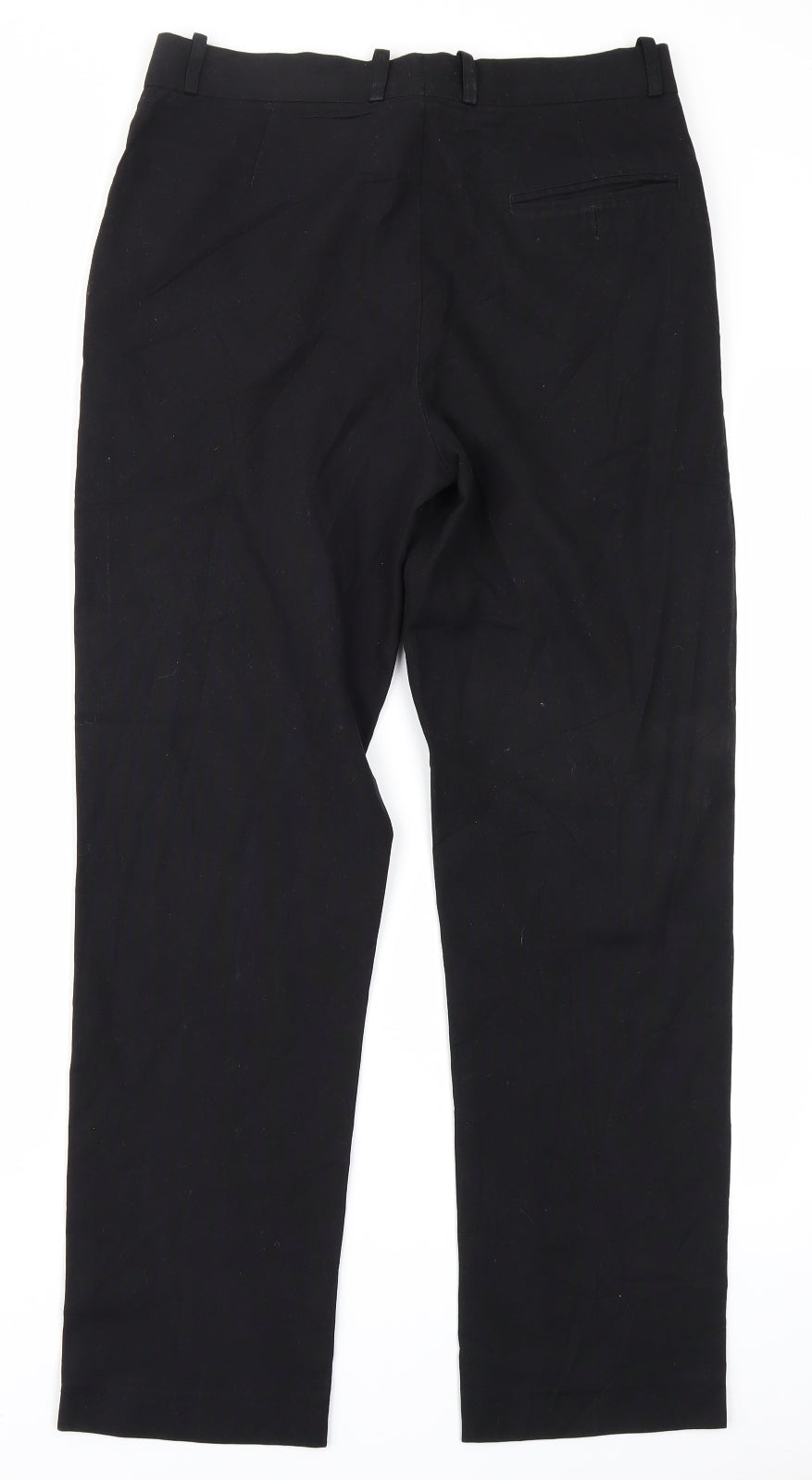 Preworn Womens Black   Trousers  Size 30 in L27 in