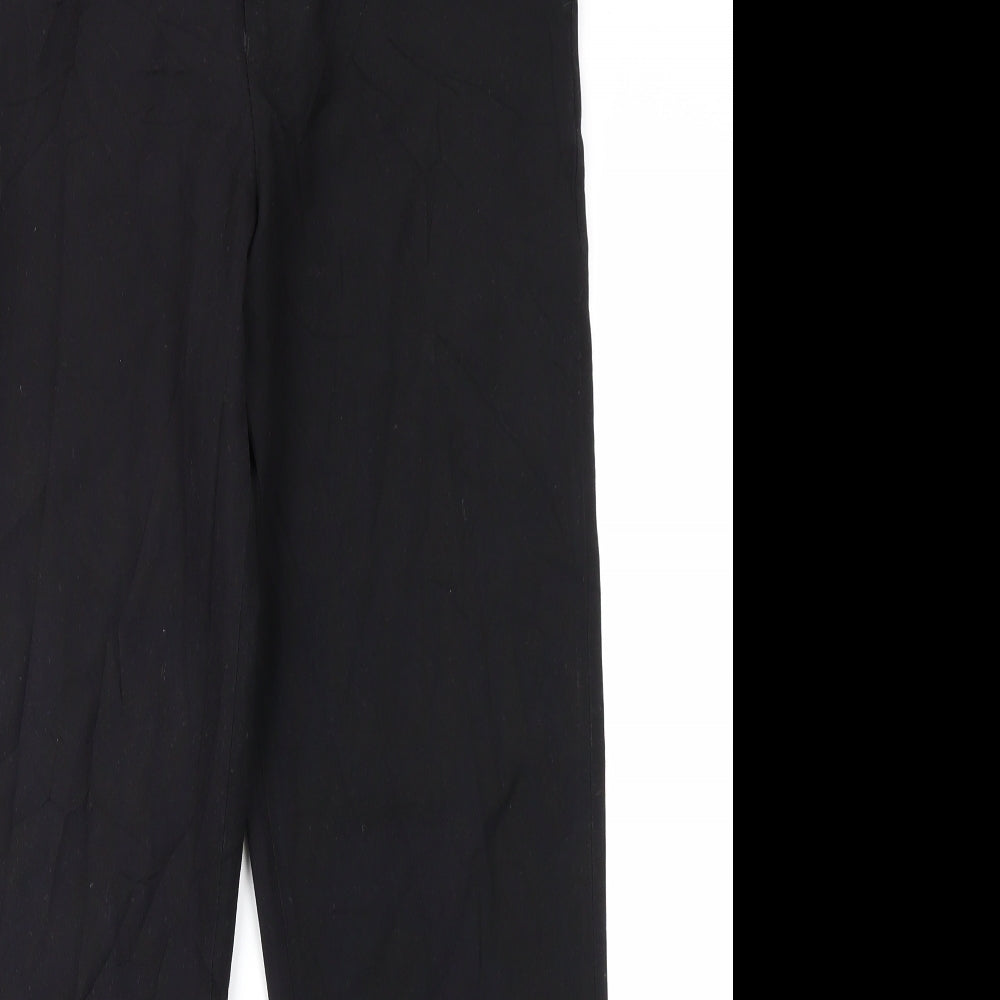 Preworn Womens Black   Trousers  Size 30 in L27 in