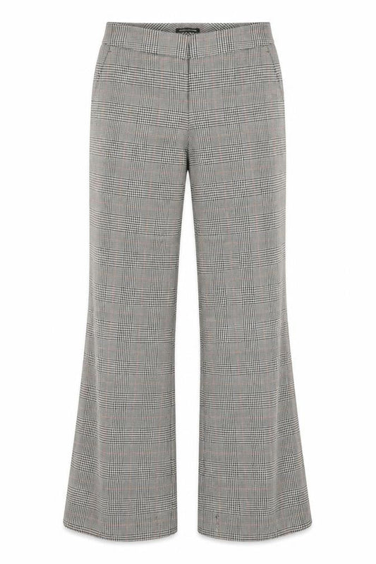 Massimo Womens Brown Check  Trousers  Size 32 in L31 in