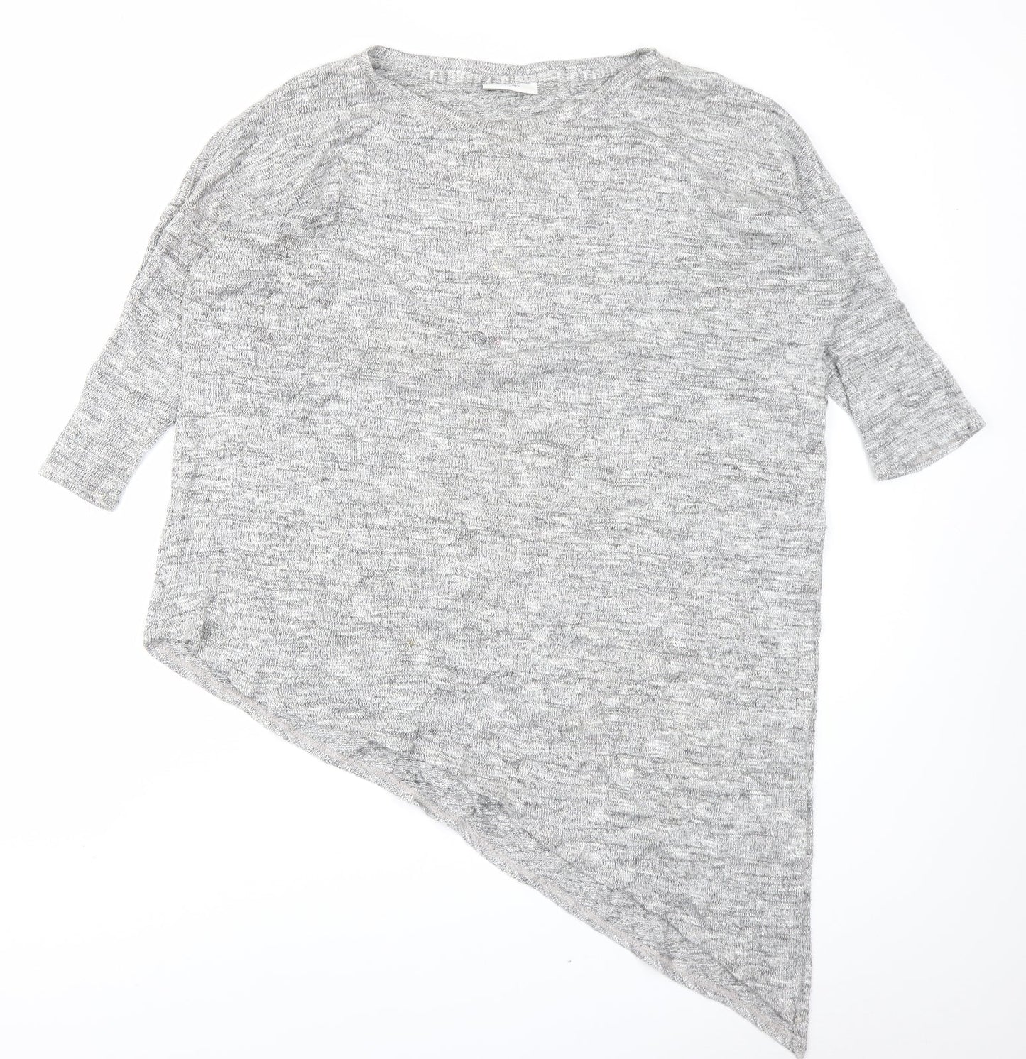 Wallis Womens Grey   Basic T-Shirt Size M