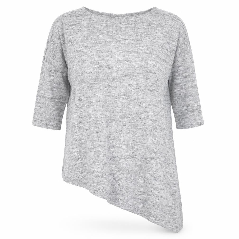 Wallis Womens Grey   Basic T-Shirt Size M