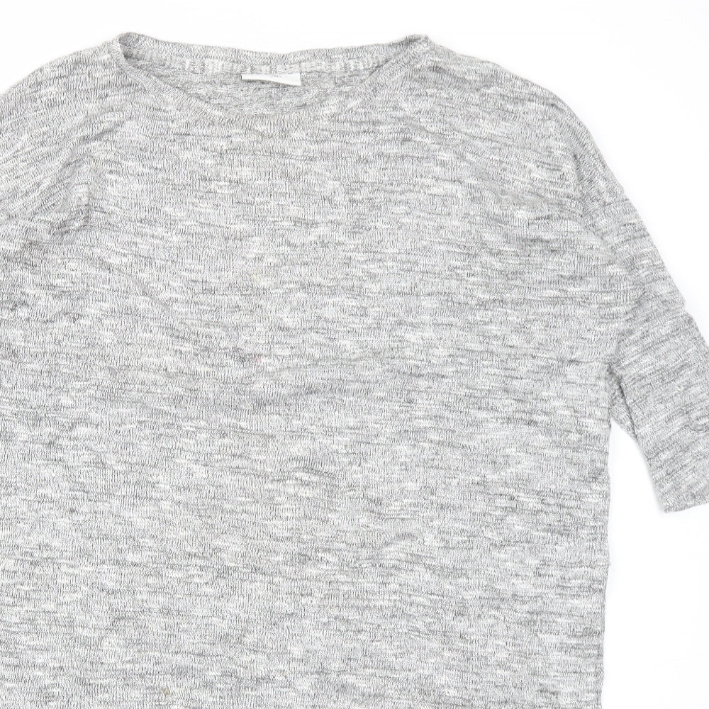 Wallis Womens Grey   Basic T-Shirt Size M