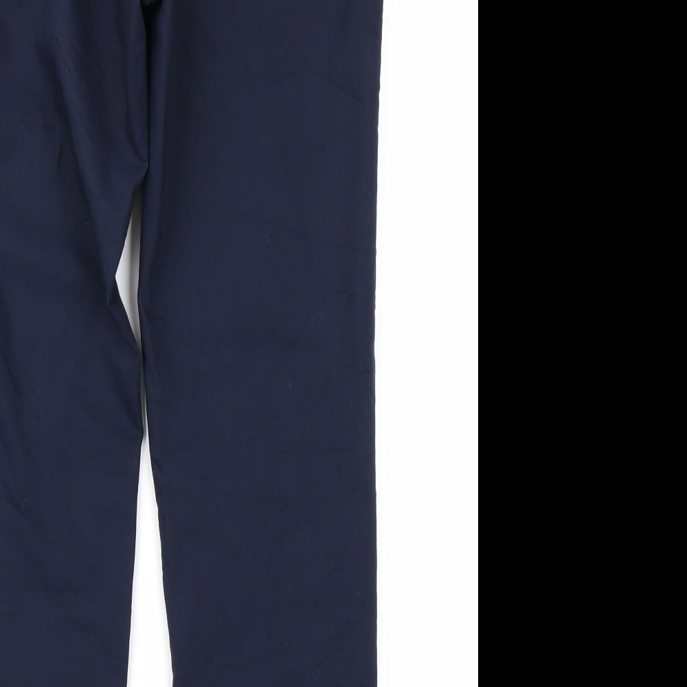 H&M Womens Blue   Trousers  Size 6 L23 in