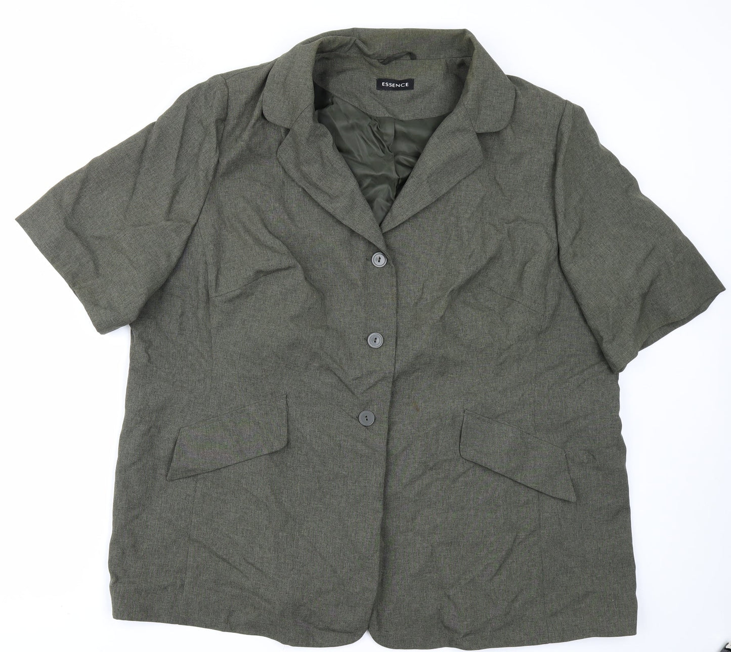 essence Womens Green   Basic Blouse Size 24