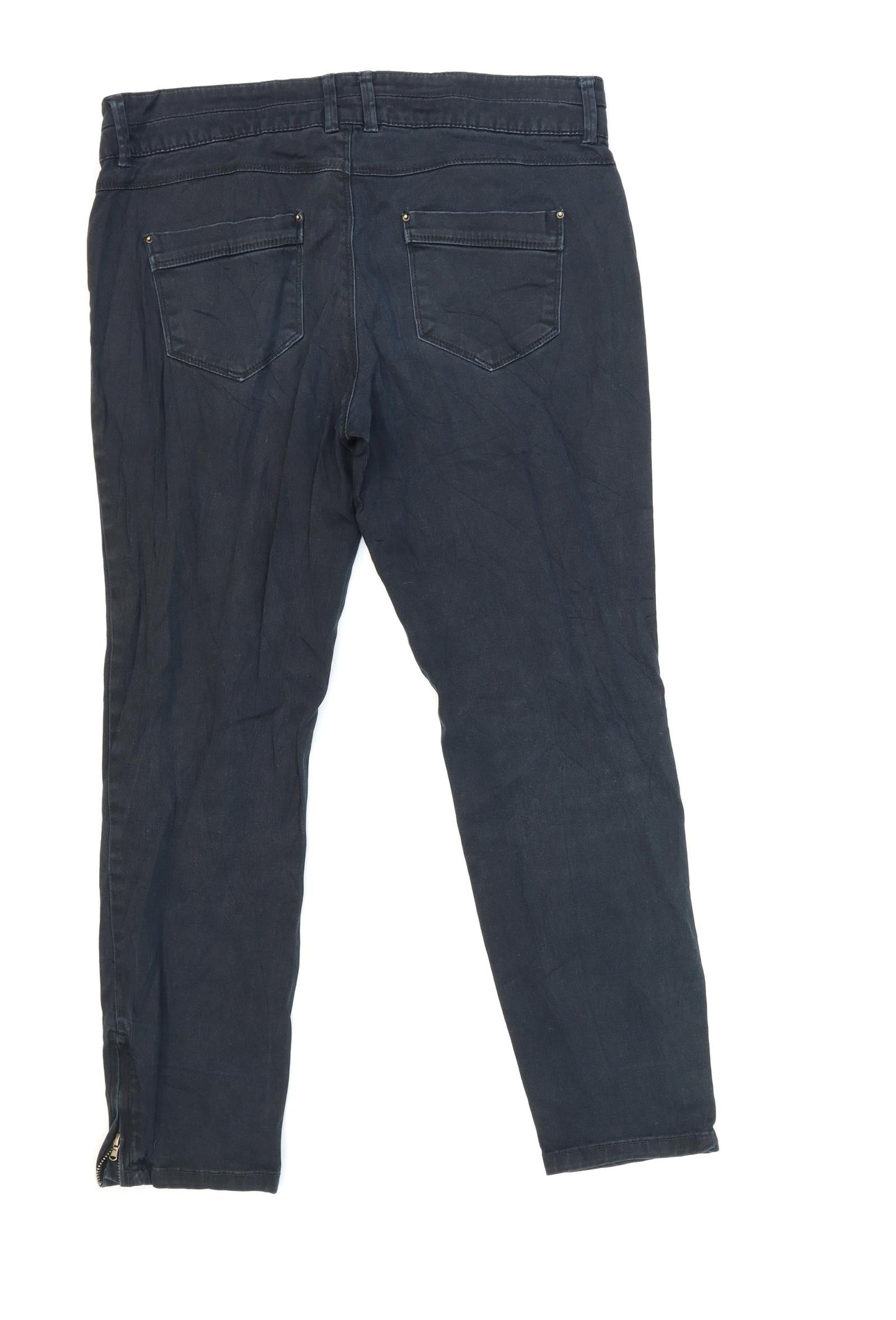 Camaïeu Womens Blue  Denim Skinny Jeans Size 32 in L26 in