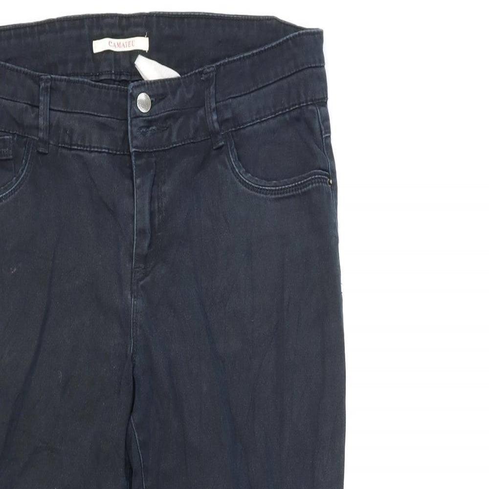 Camaïeu Womens Blue  Denim Skinny Jeans Size 32 in L26 in