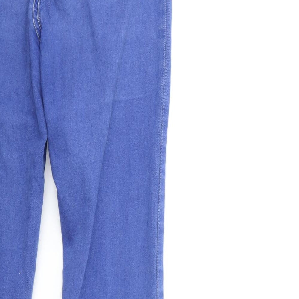 Denim & Co. Womens Blue  Denim Skinny Jeans Size 10 L28 in