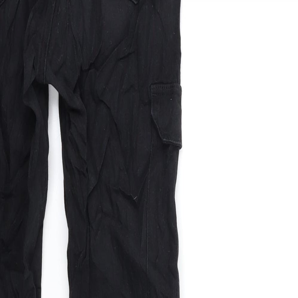 H&M Womens Black  Denim Skinny Jeans Size 6 L29 in