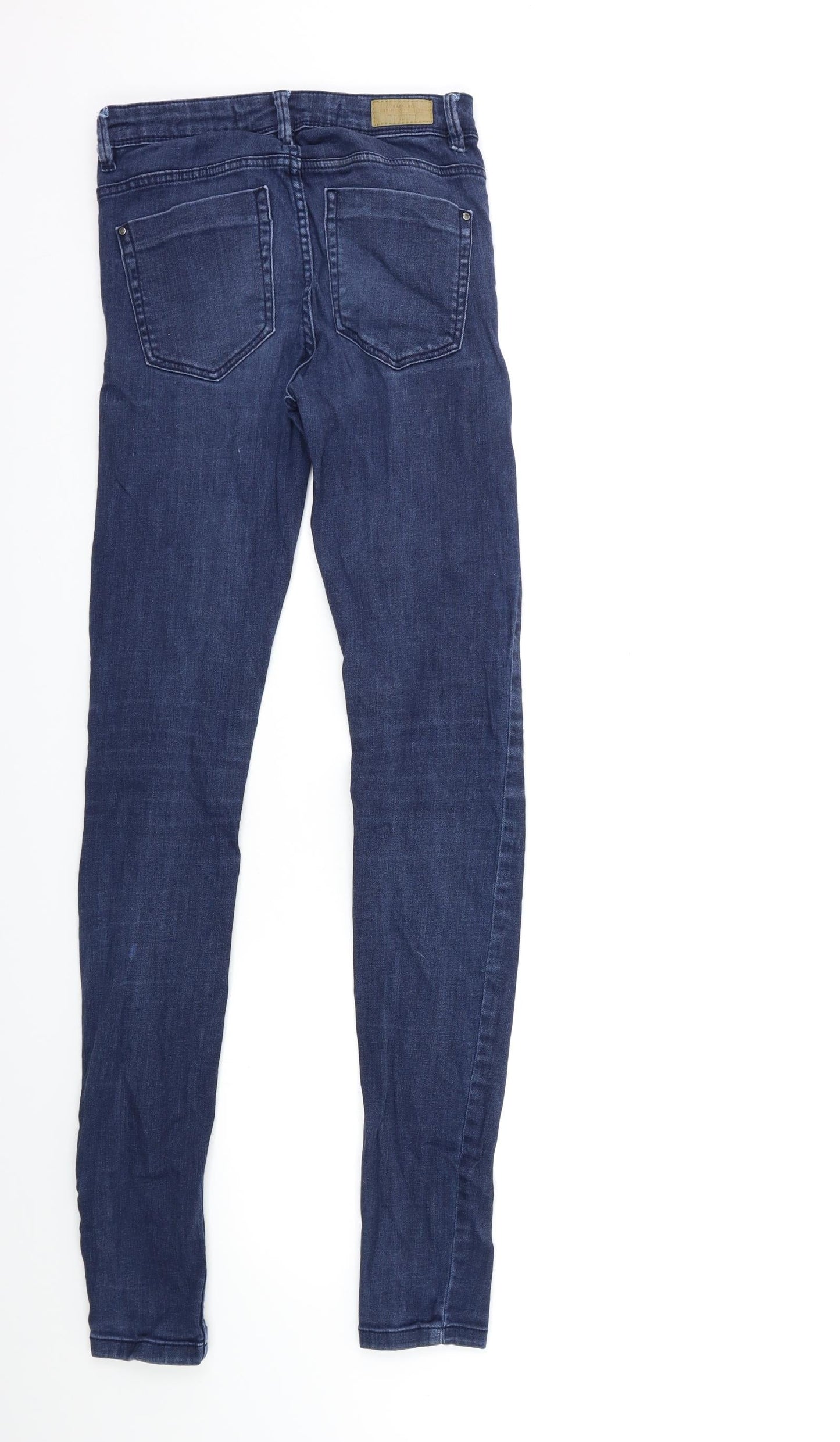Zara Womens Blue  Denim Skinny Jeans Size 6 L31 in