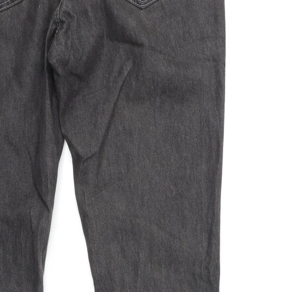 Denim & Co. Womens Grey  Denim Jegging Jeans Size 10 L30 in