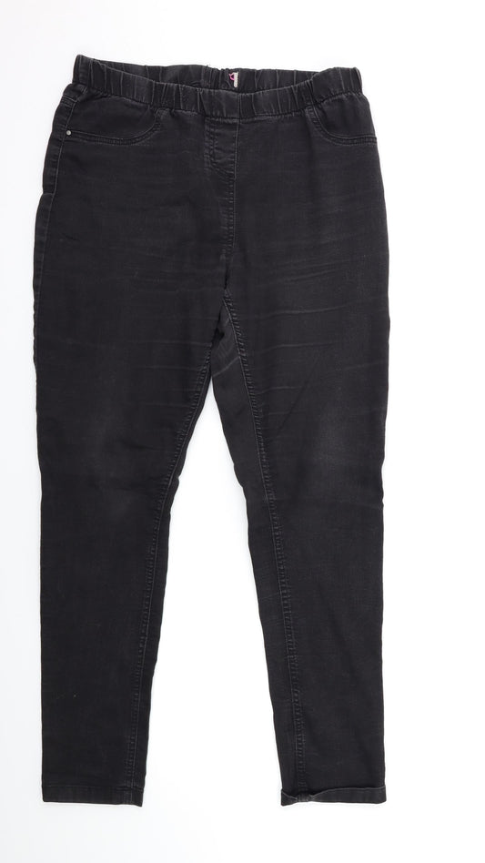 Preworn Womens Black  Denim Jegging Jeans Size 30 in L30 in