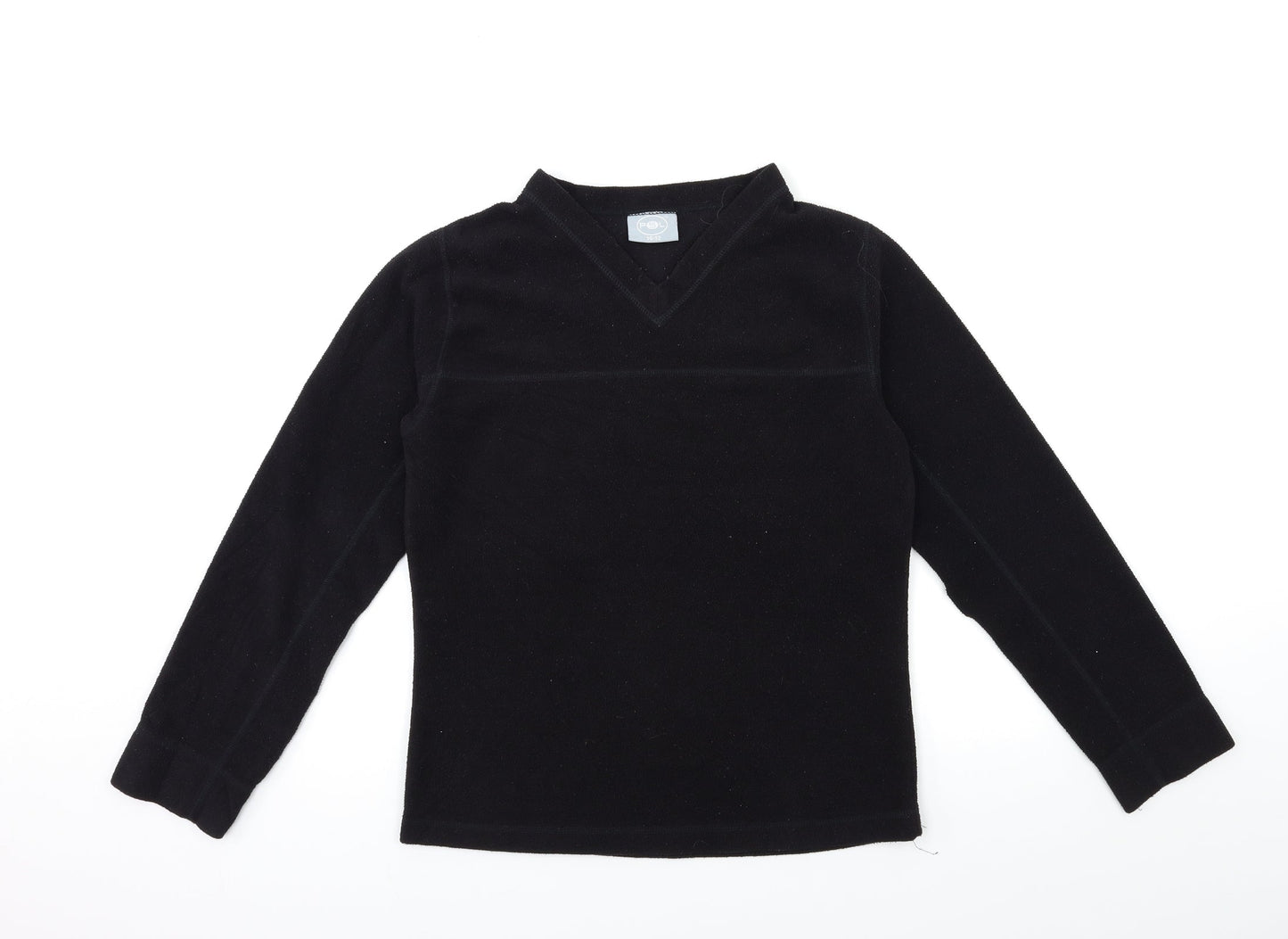 PSL Womens Black  Fleece Pullover Jumper Size 10