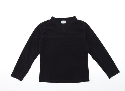 PSL Womens Black  Fleece Pullover Jumper Size 10