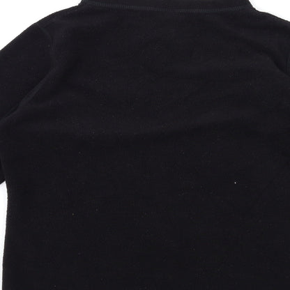 PSL Womens Black  Fleece Pullover Jumper Size 10