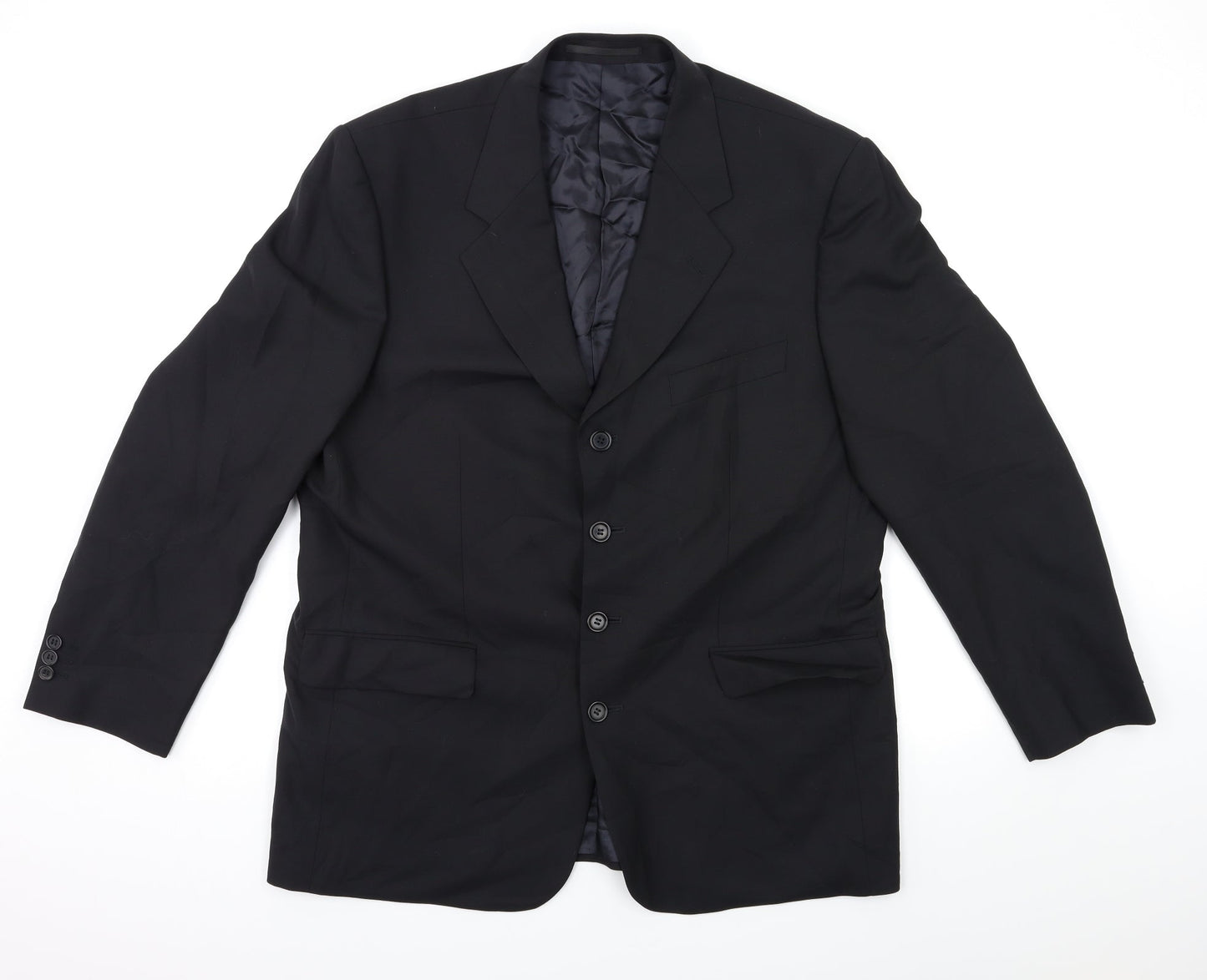 JAMES BERRY Mens Black   Jacket Suit Jacket Size 44