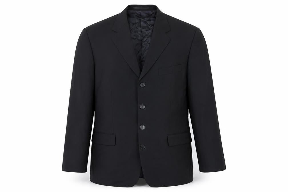 JAMES BERRY Mens Black   Jacket Suit Jacket Size 44