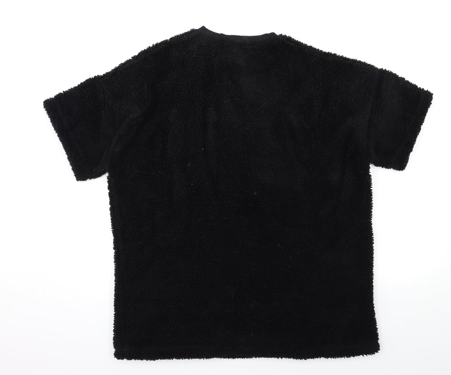 ASOS Womens Black  Fleece Pullover Jumper Size L