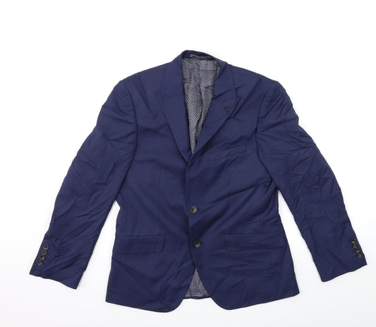 Marks and Spencer Mens Blue   Jacket Suit Jacket Size 38