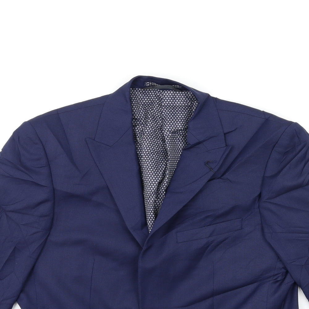 Marks and Spencer Mens Blue   Jacket Suit Jacket Size 38