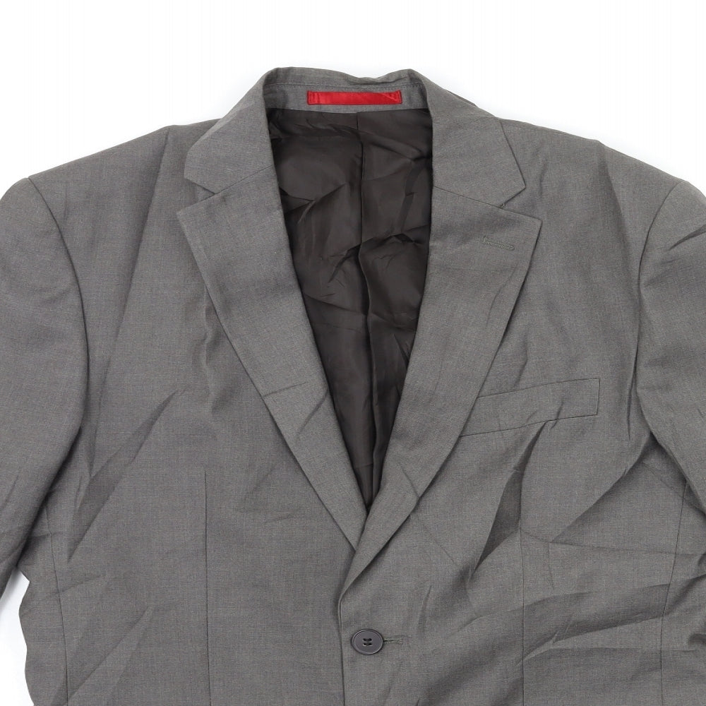 Burton Mens Grey   Jacket Suit Jacket Size 36
