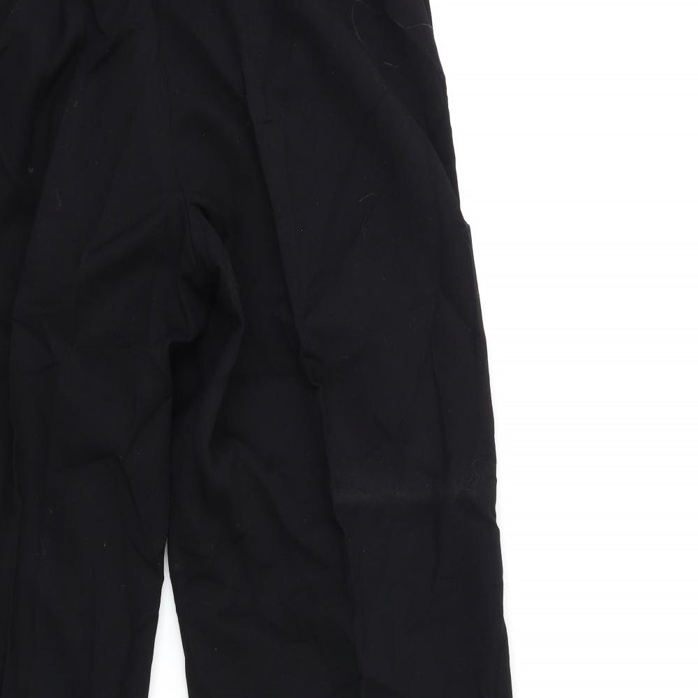 Preworn Womens Black  Rayon Trousers  Size 32 in L30 in