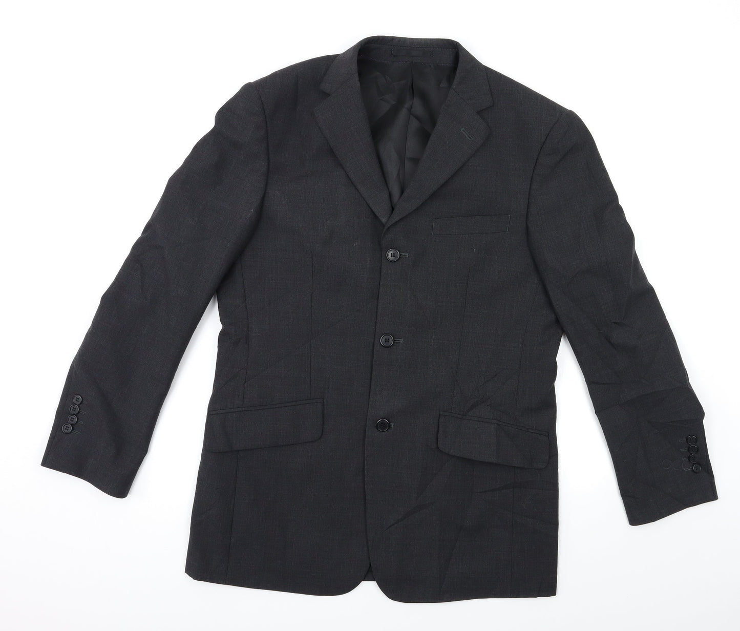 Charlton Grey Mens Grey   Jacket Suit Jacket Size 38